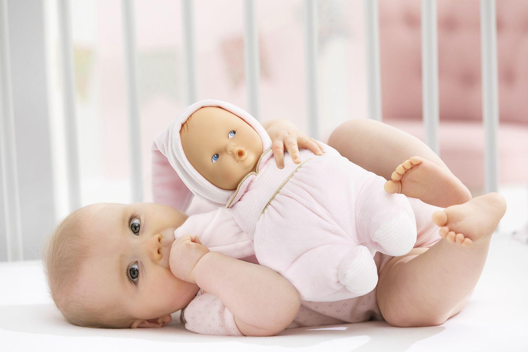 Puppe BABIPOUCE BLÜTENTRAUM (28cm) in rosa