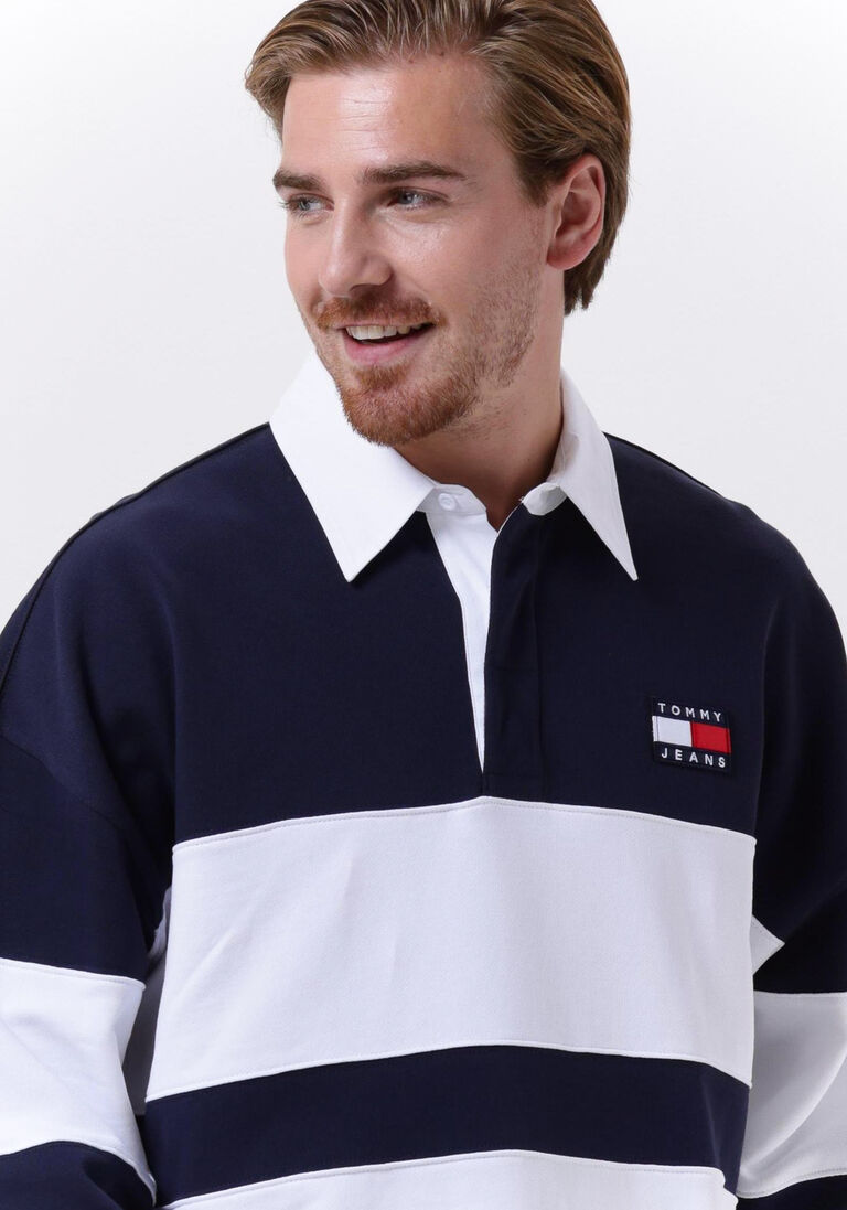 TOMMY JEANS multi tommy jeans trui tjm skater archive block rugby