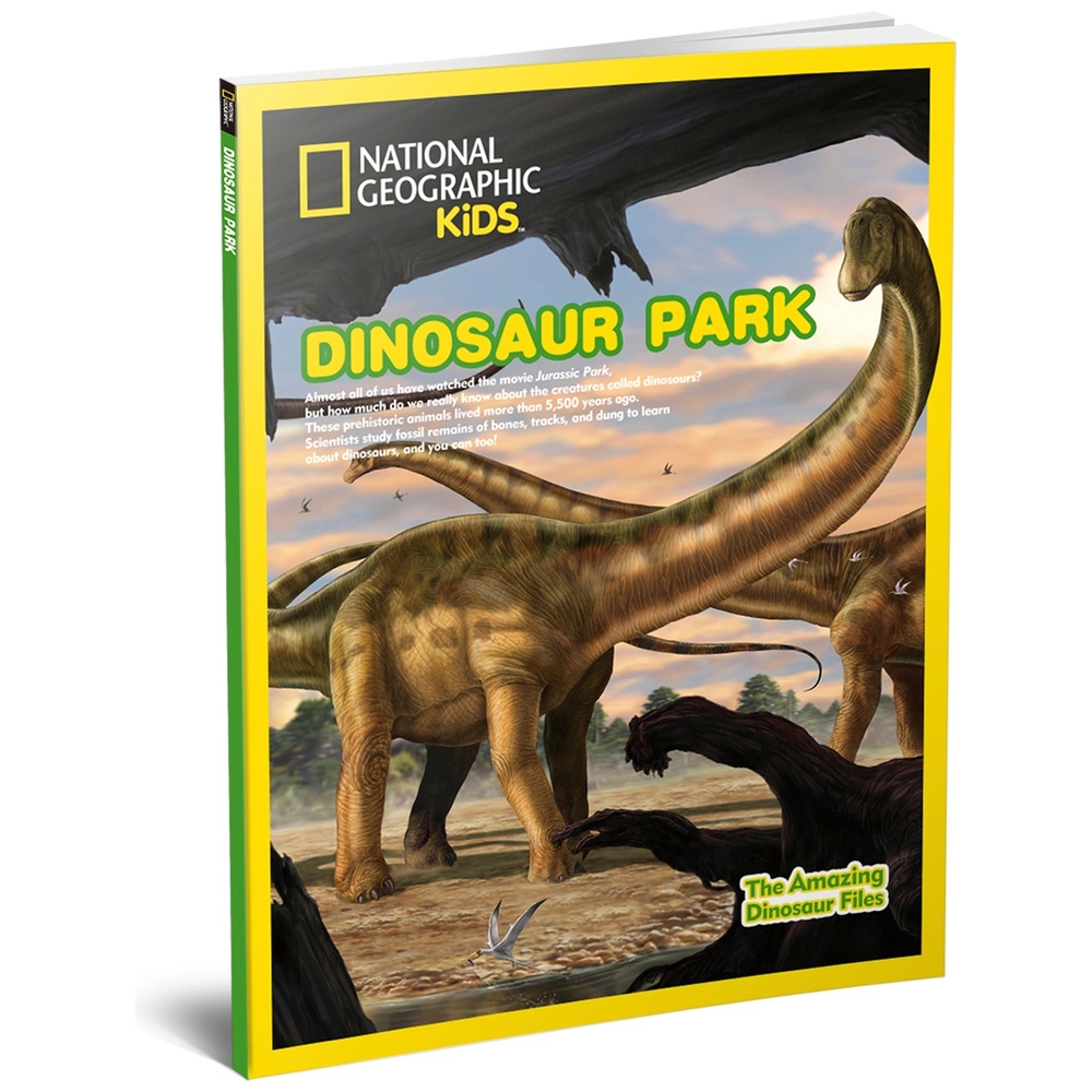 National Geographic Kids: 43-teiliges 3D-Puzzle „Dinosaurierpark“