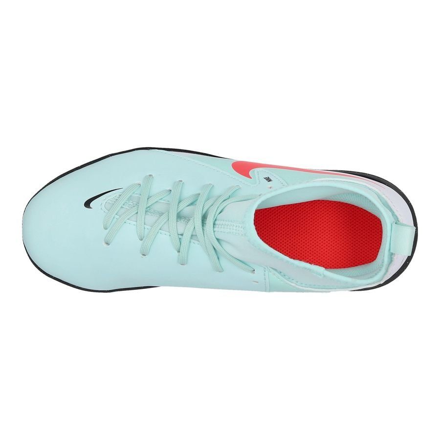Nike Phantom Luna II Club TF Mad Energy - Turquoise/Atomic Red/Rouge Enfant