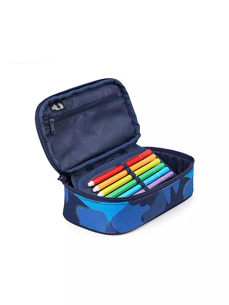 SATCH Federpenal - Schlamperbox Troublemaker blau