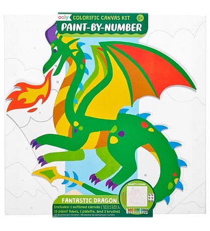 Ooly Paint By Number S?t - Fantastic Dragon