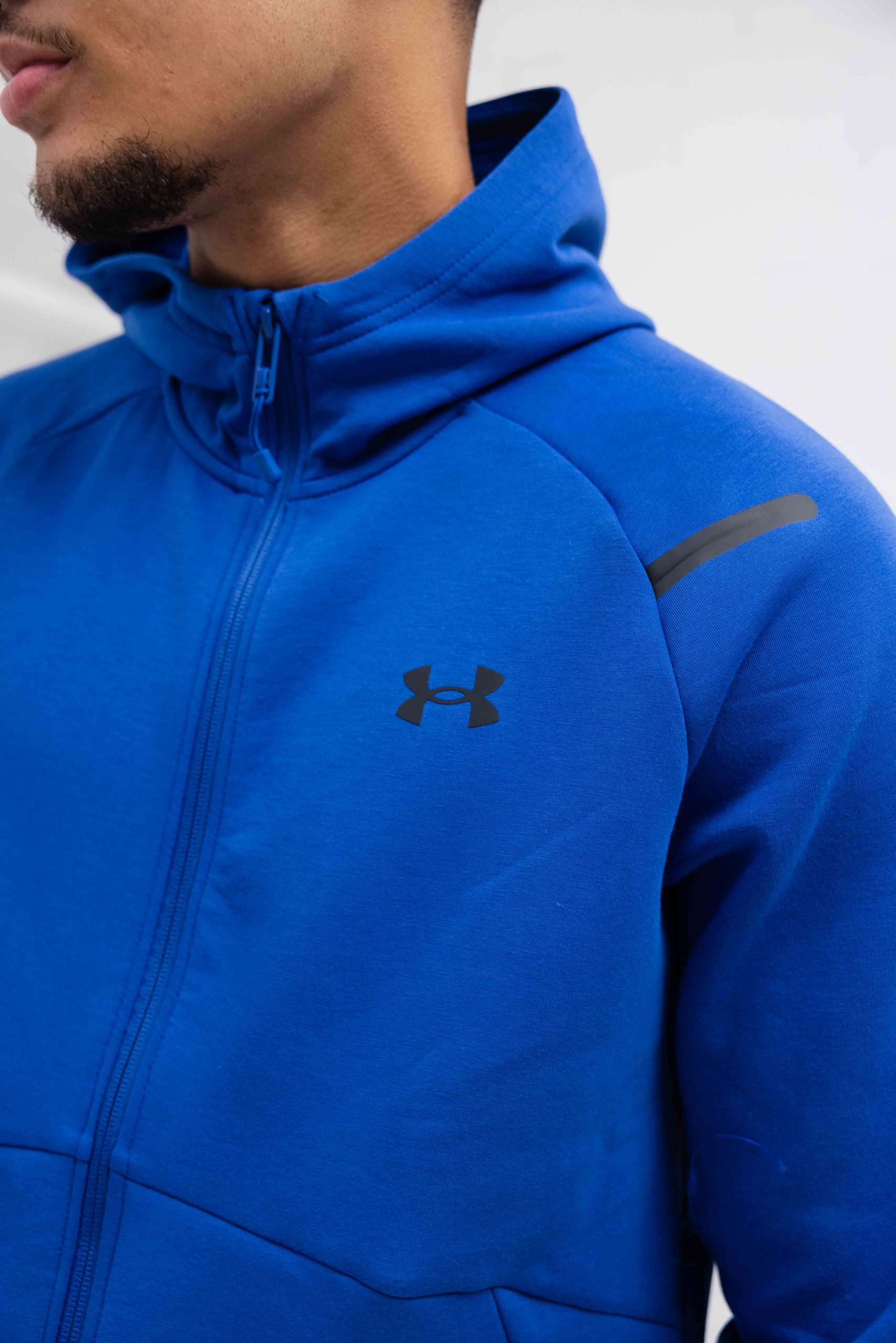 Under Armour Unstoppable Fleece Trainingspak Heren Blauw