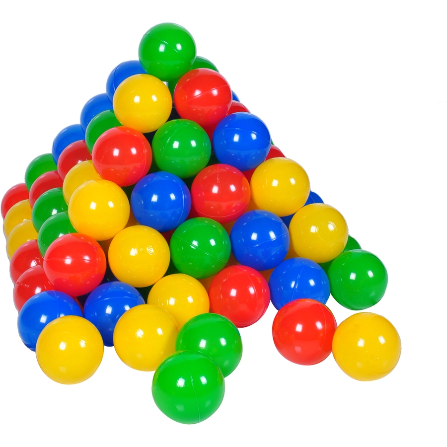 knorr toys® Bälle Set ca. Ø6 cm - 100 ballscolorful grün