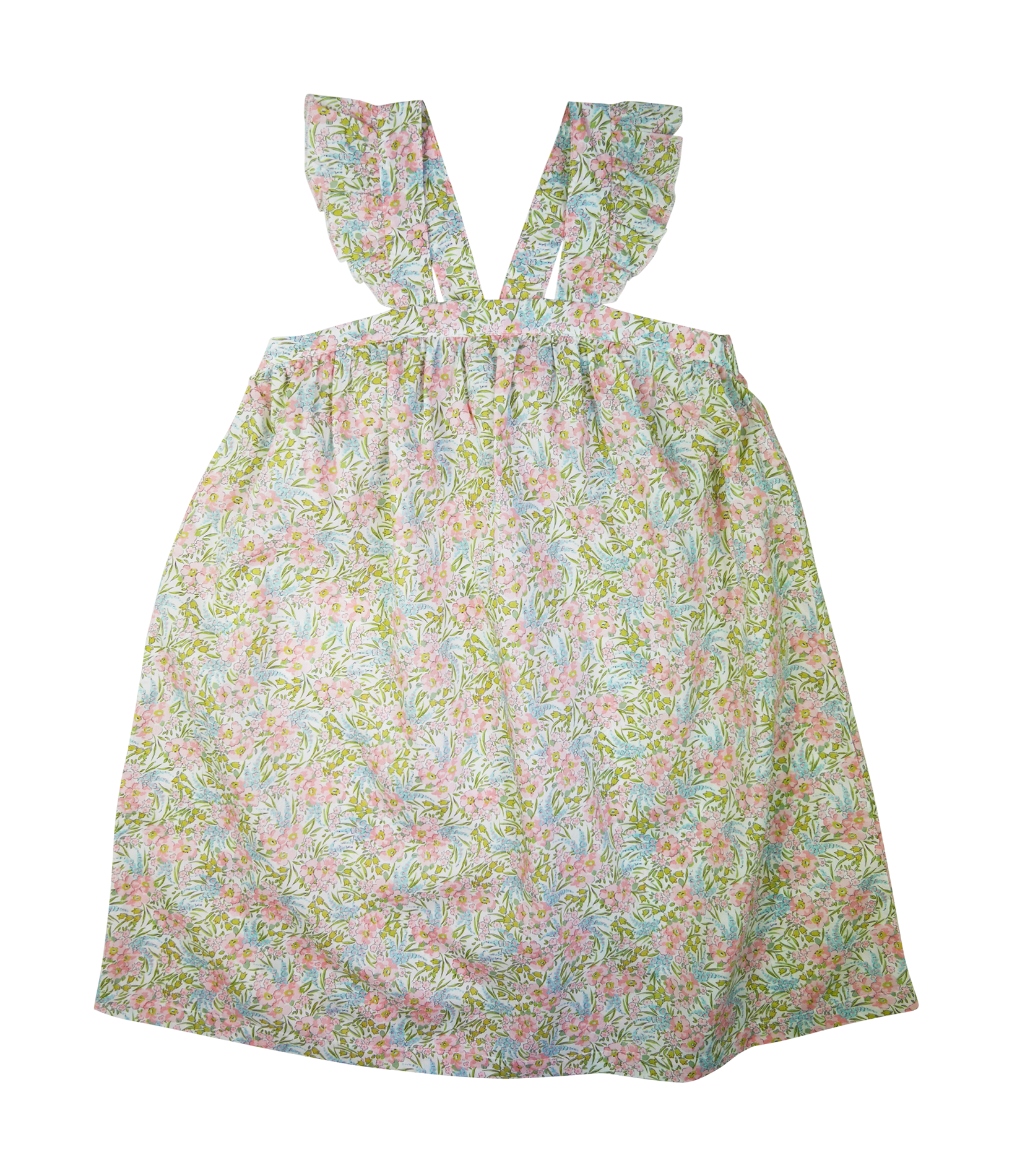 Robe imprimée en coton bio | Rose