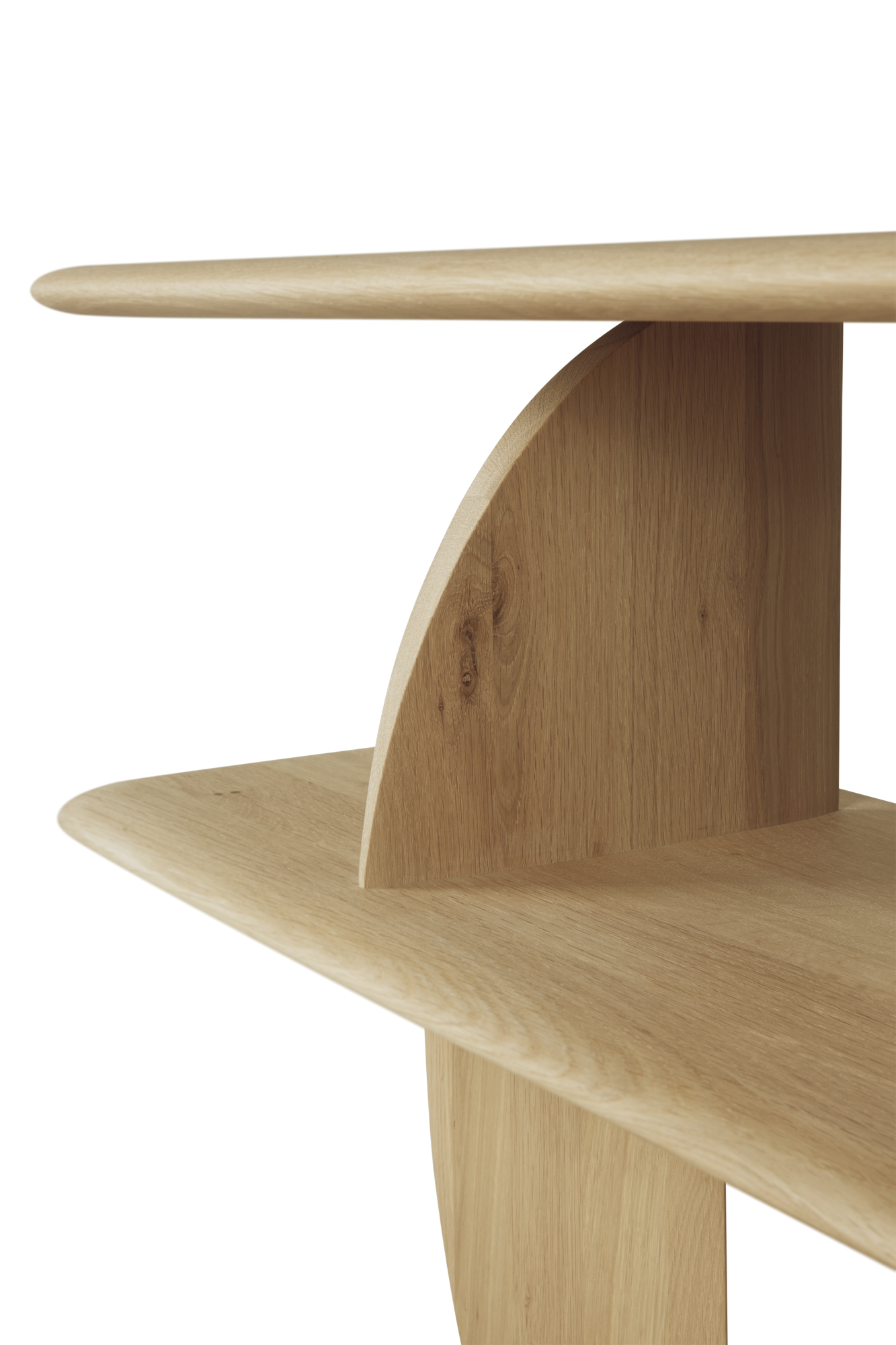 Geometric zitbank console - 210x34xh67 - eiken