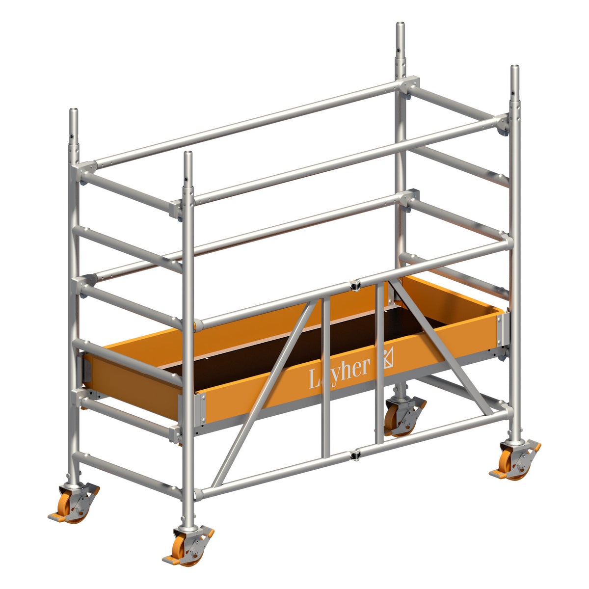 Layher Zifa rolsteiger veiligheidsconstructie P2 2,61m AH