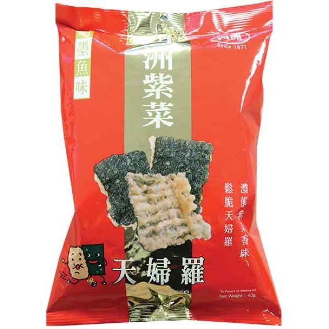 Four Seas Tempura Zeewier Geroosterde Inktvis Smaak 40g