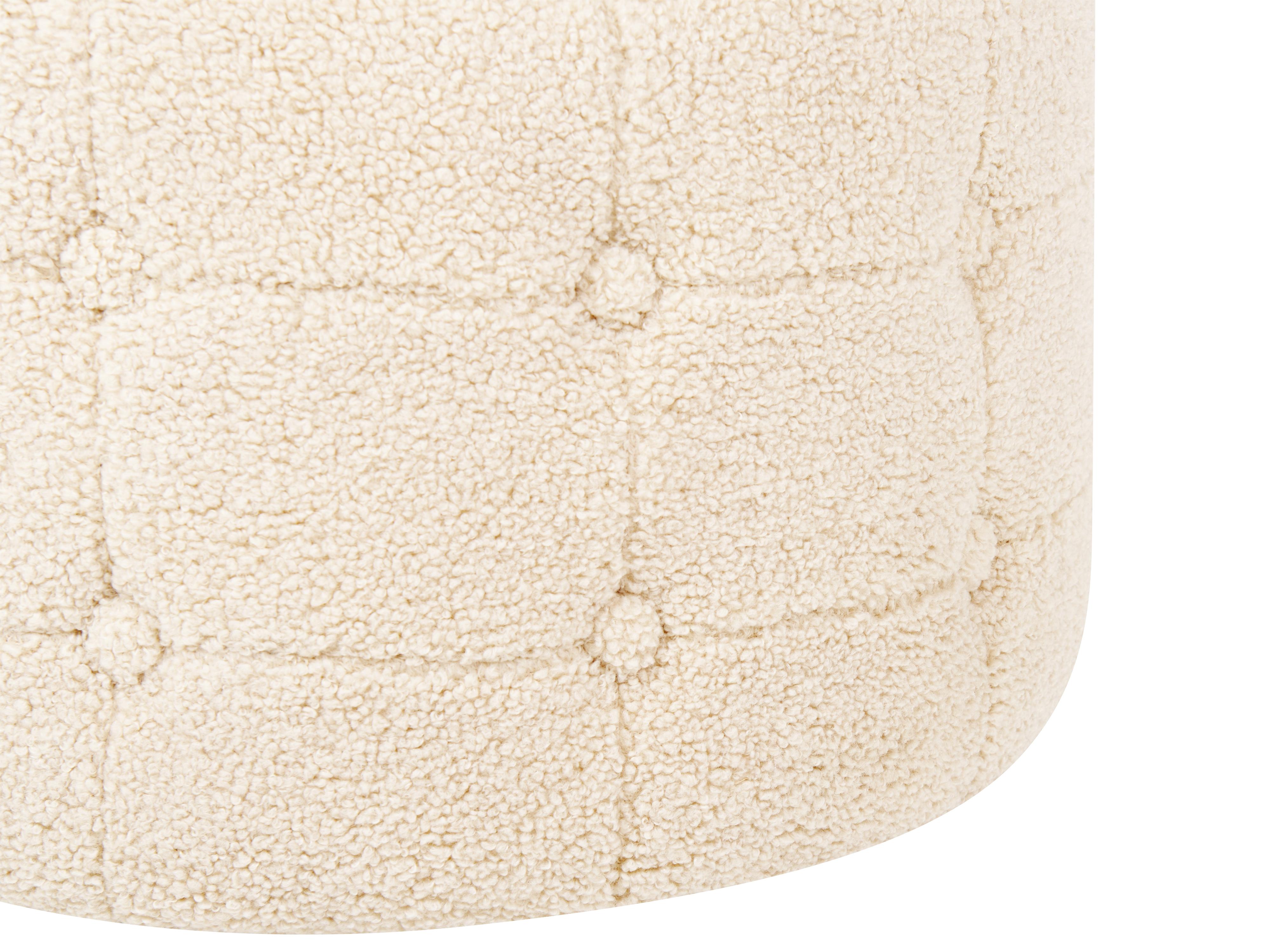 Poef TAMPA Bouclé Beige