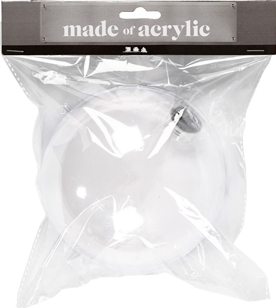 Deko-Kugle - Ø 13,6 CM - Transparent - 1 Stk