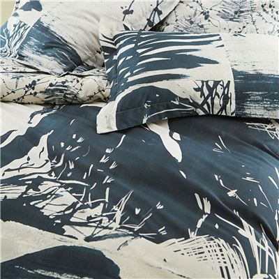 Linge de lit motif ombres - BECQUET CRÉATION
