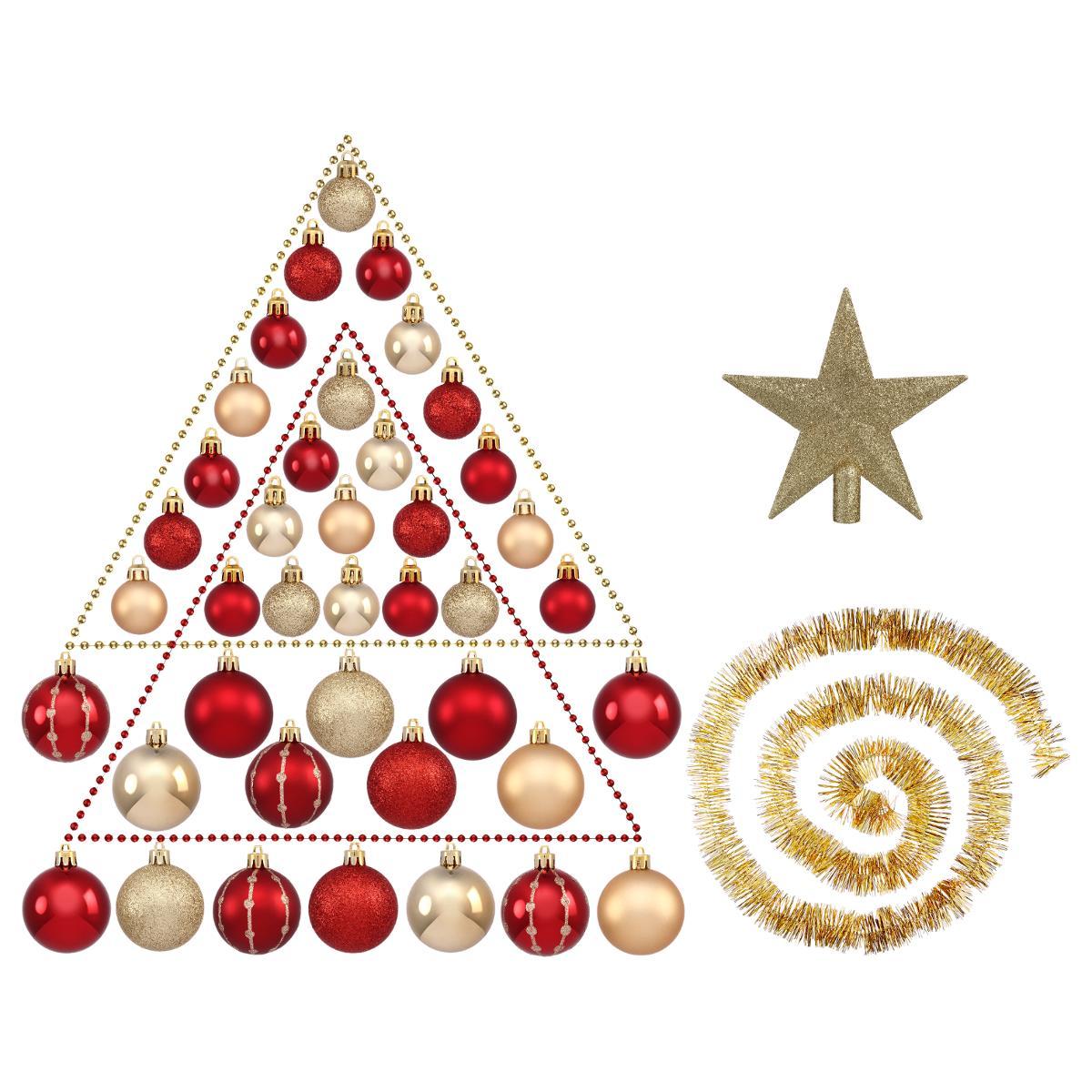 BOULE DE NOEL KIT 44 PIECES SOIR NOEL