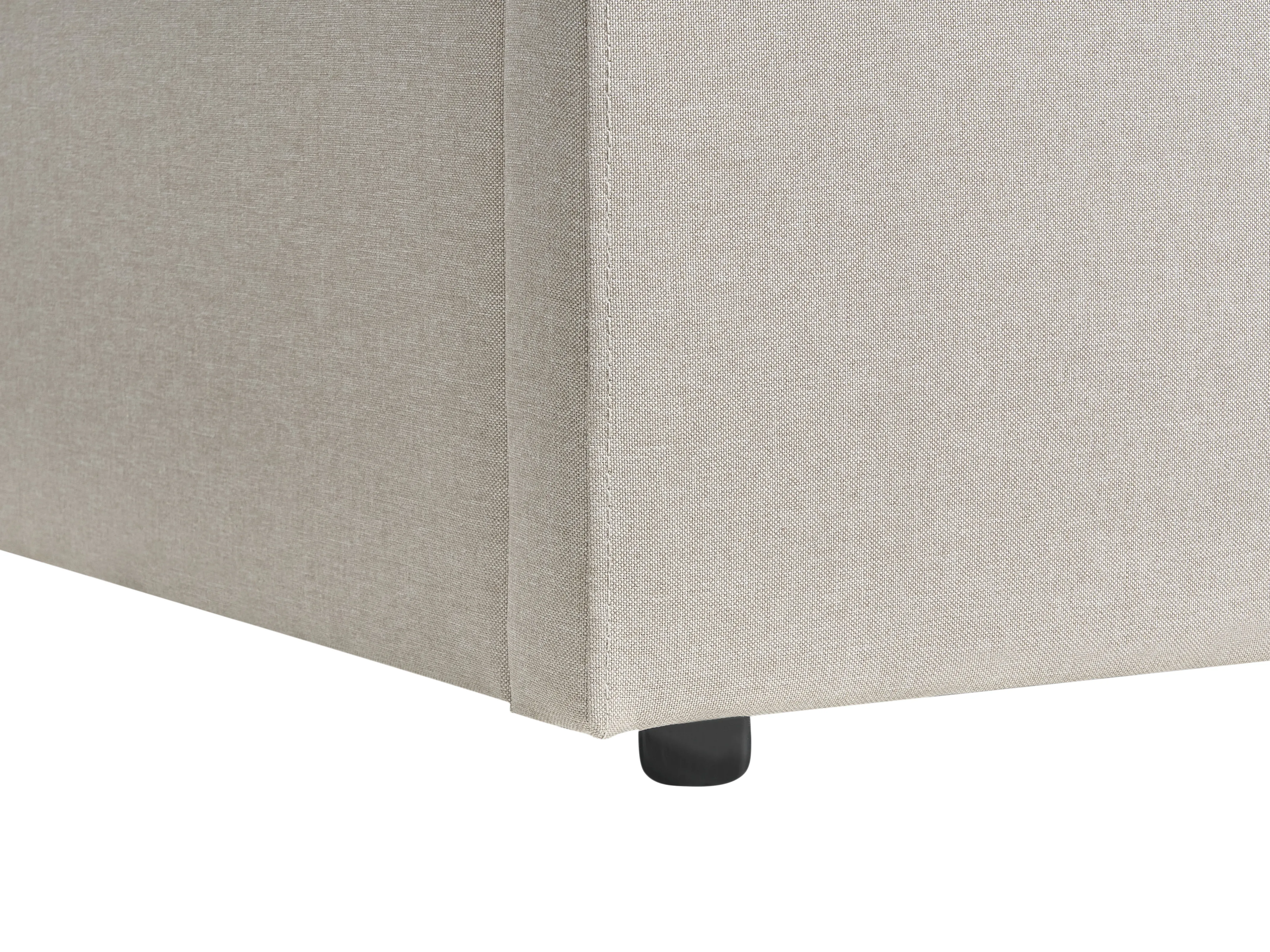 Opbergbed met LED Stof ARMELLE 180 x 200 cm Beige