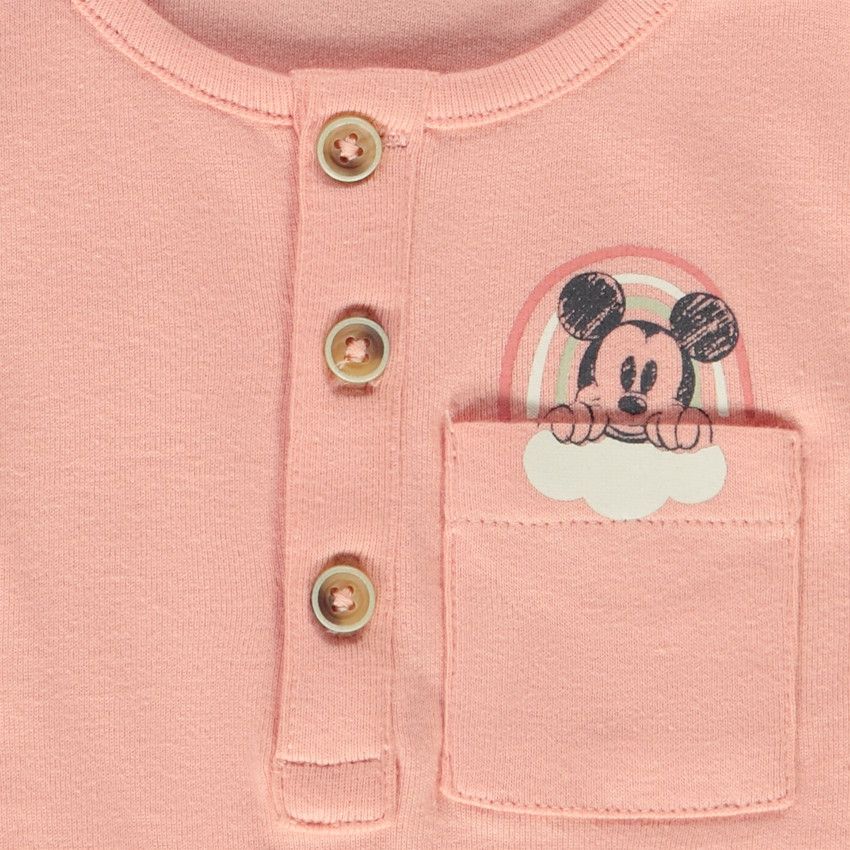 Ensemble 2 pièces débardeur + bermuda imprimé Mickey Disney pour bébé garçon - Multicolore