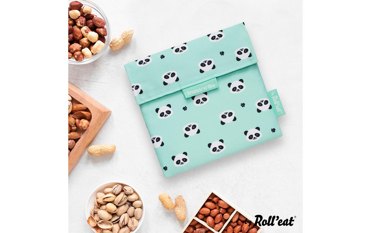 Lunchbeutel SnacknGo Animals Mint, PandaMint Lunchsack