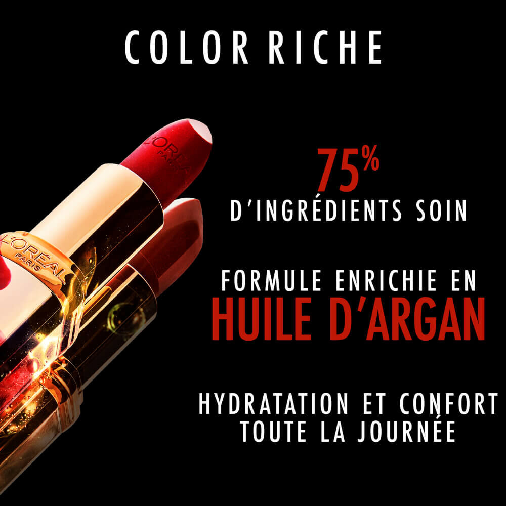 Color Riche Rouge à Lèvres · Rouge à Lèvres Hydratant Fini Satiné