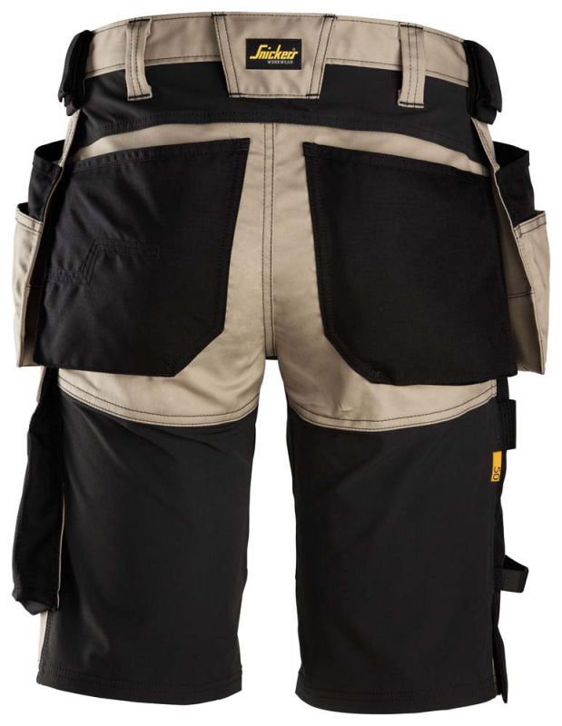 Snickers AllroundWork 6141 Stretch - Korte werkbroek - Khaki - 50