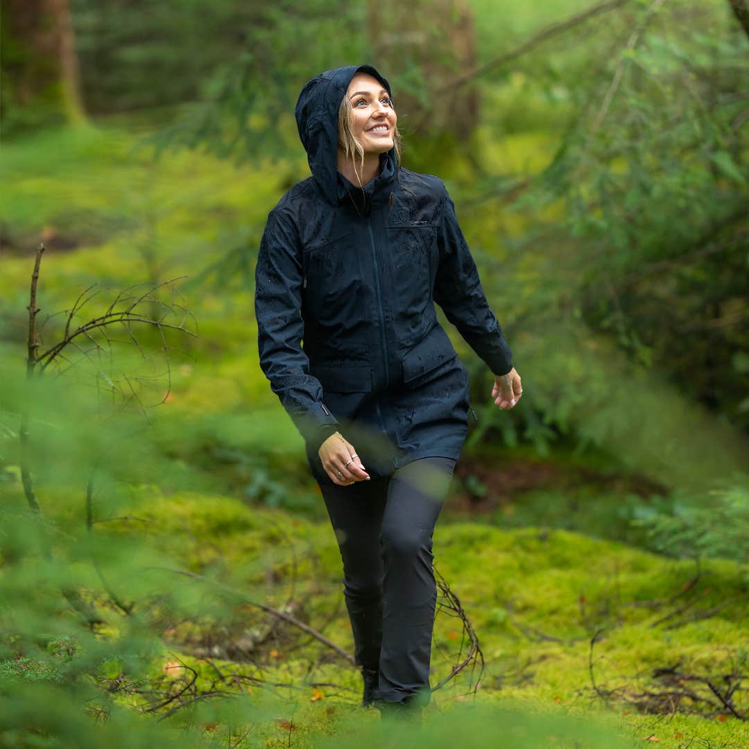 Nevis 2L Parka Dame Blueberry