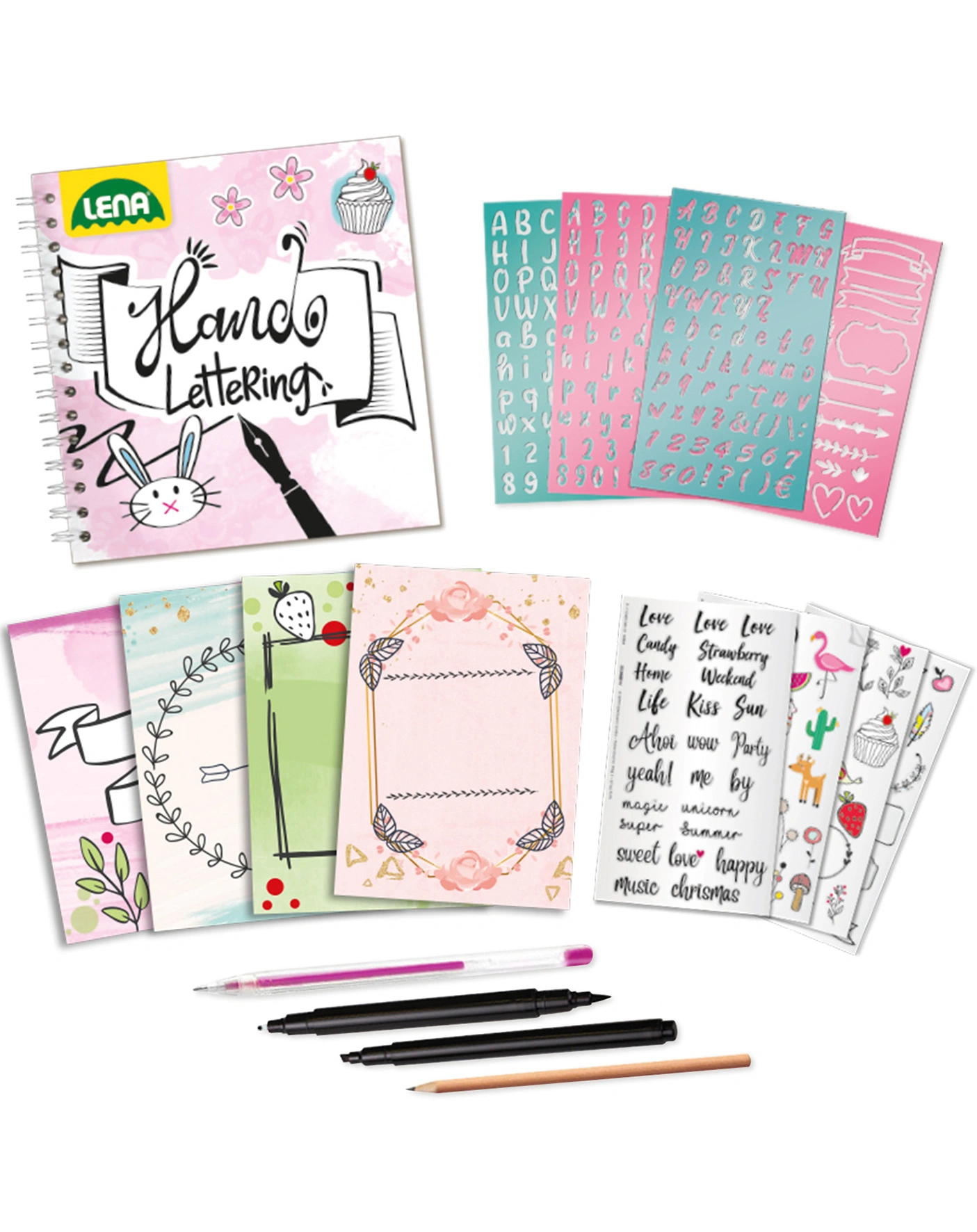 Handlettering-Set STARTER in bunt