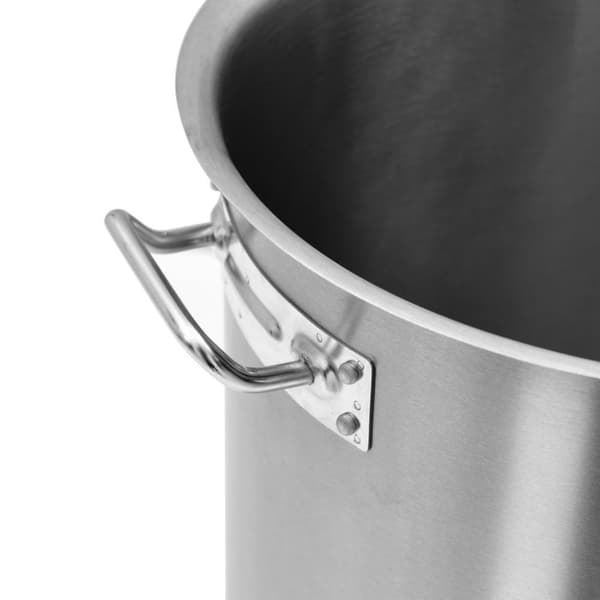 vidaXL Gryte 50 L 40x40 cm rustfritt stål