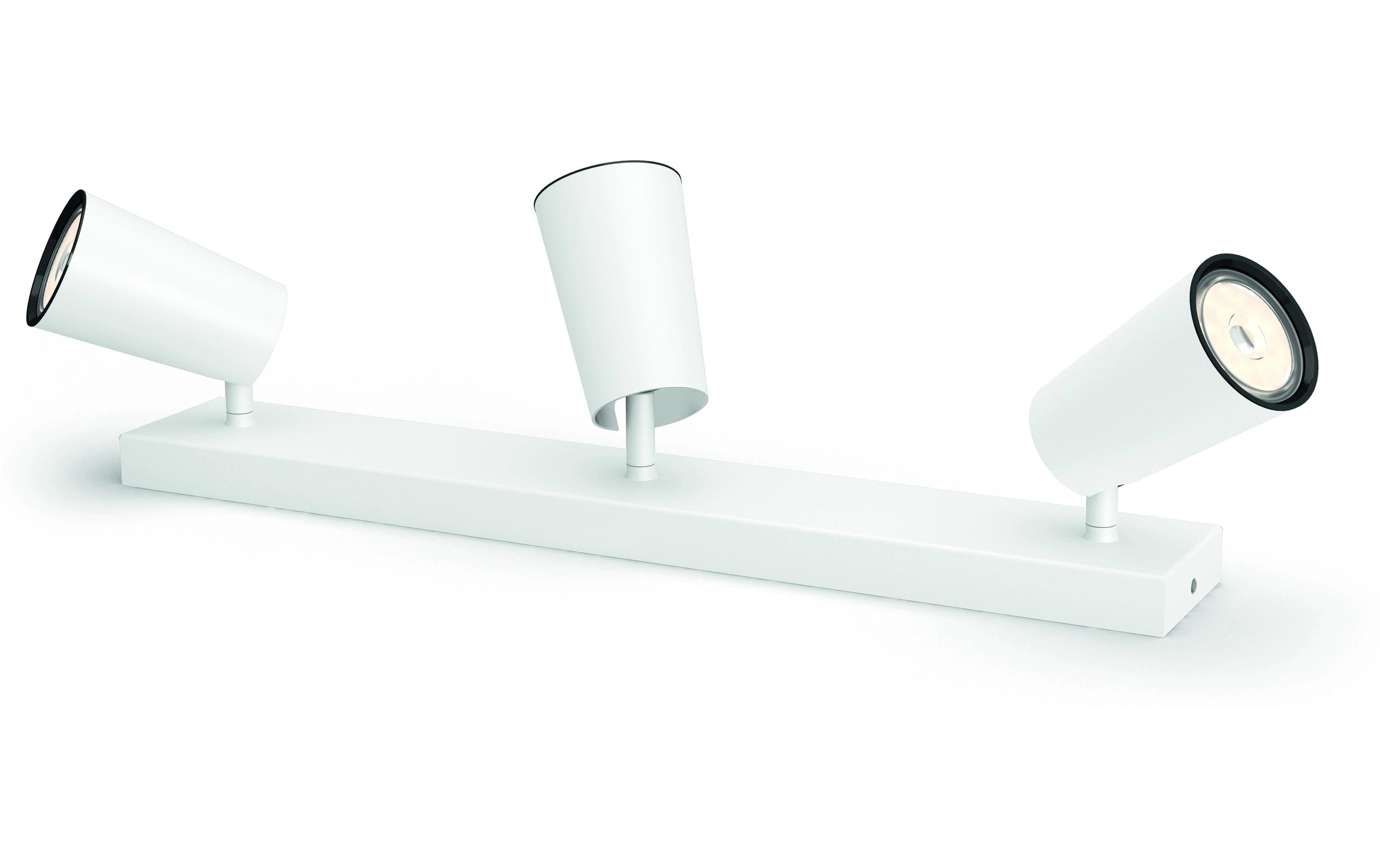 Aufbauspot Paisley, 3 x GU10, 5.5 W, WeissMyLiving Aufbauleuchte mit beweglichem Leuchtenkopf