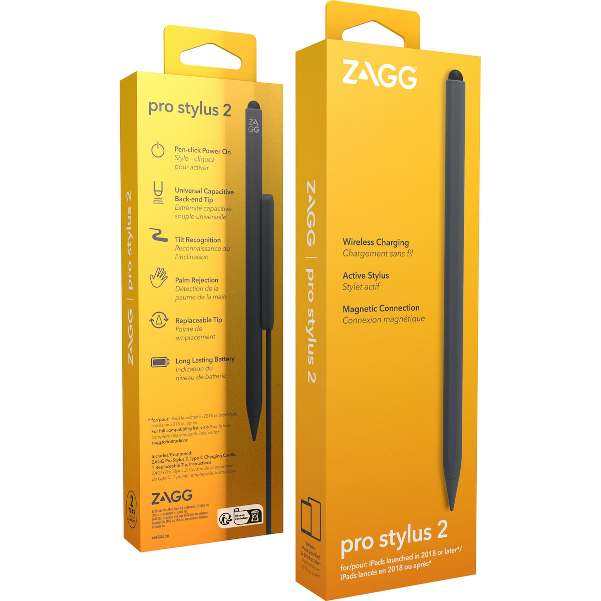 Zagg Pro Stylus 2 stylus for nettbrett (grå)