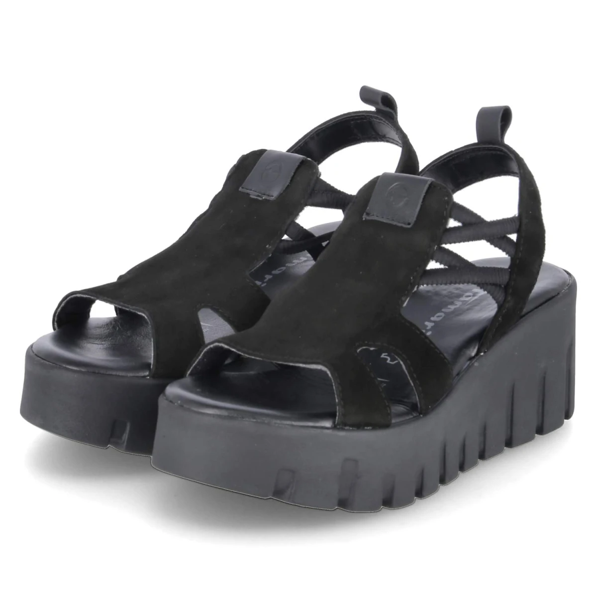 TamarisKeilsandaletten - black