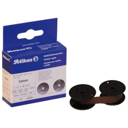 Pelikan Farbband Gruppe 51 S+U Nylon für Canon/Facit/Sharp, 13 mm x 6, M, violett