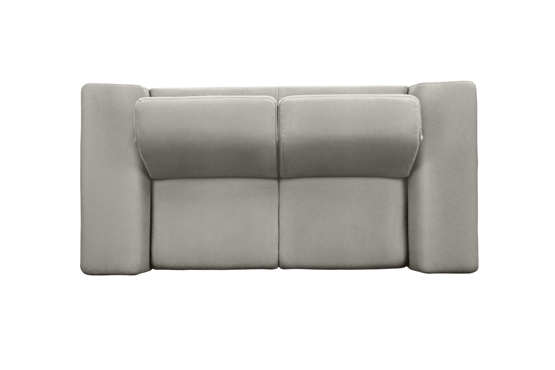 polsterpower 3-Sitzer Boxspringsofa - Saddle alu - Basismodell