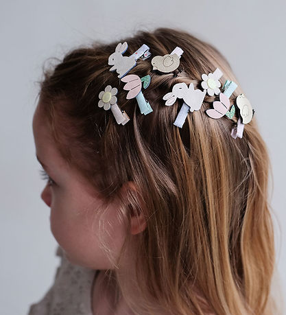 Mimi & Lula Haarspange - 8er-Pack - 3 cm - Ostern
