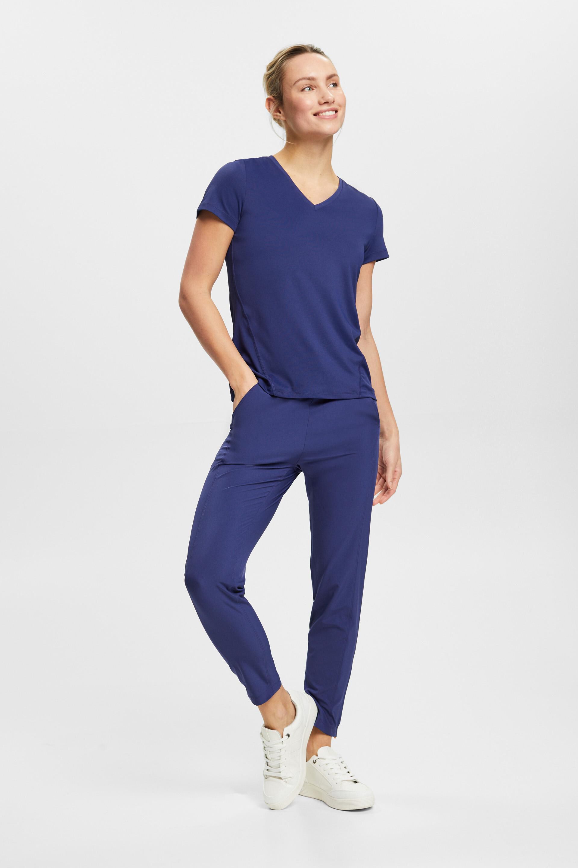 T-shirt de sport à encolure en V