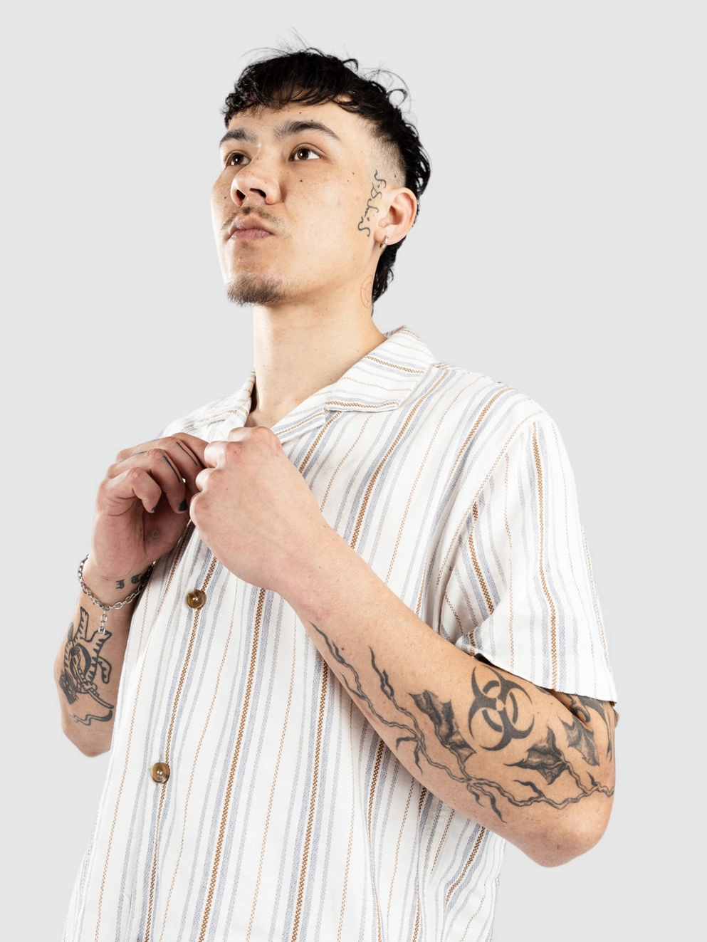 Rhythm Vacation Stripe Shirt natural