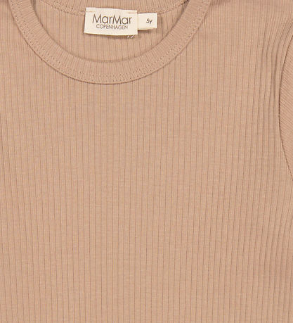 MarMar Bluse - Rib - Plain - Cardamom
