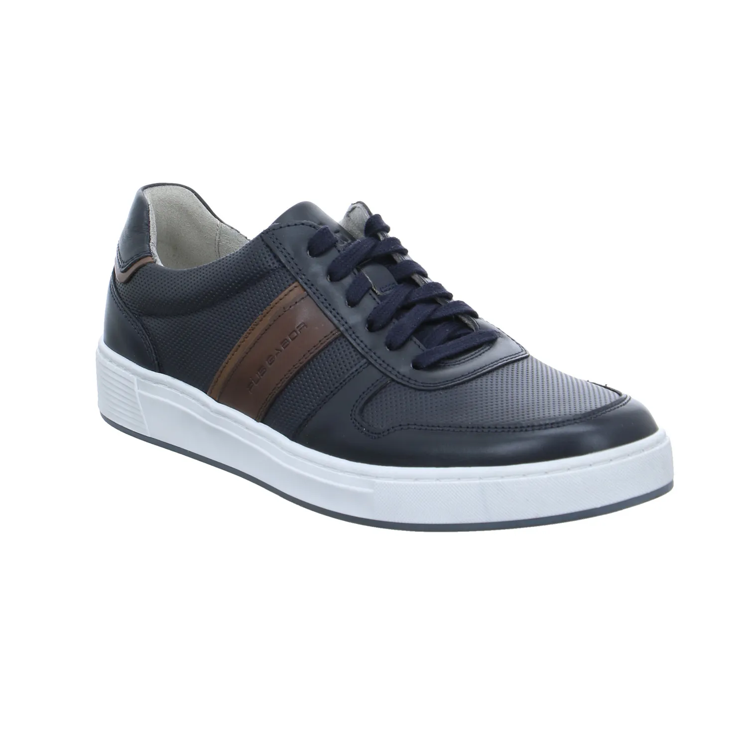 PIUS GABOR Halbschuhe Sneaker Blau Leder