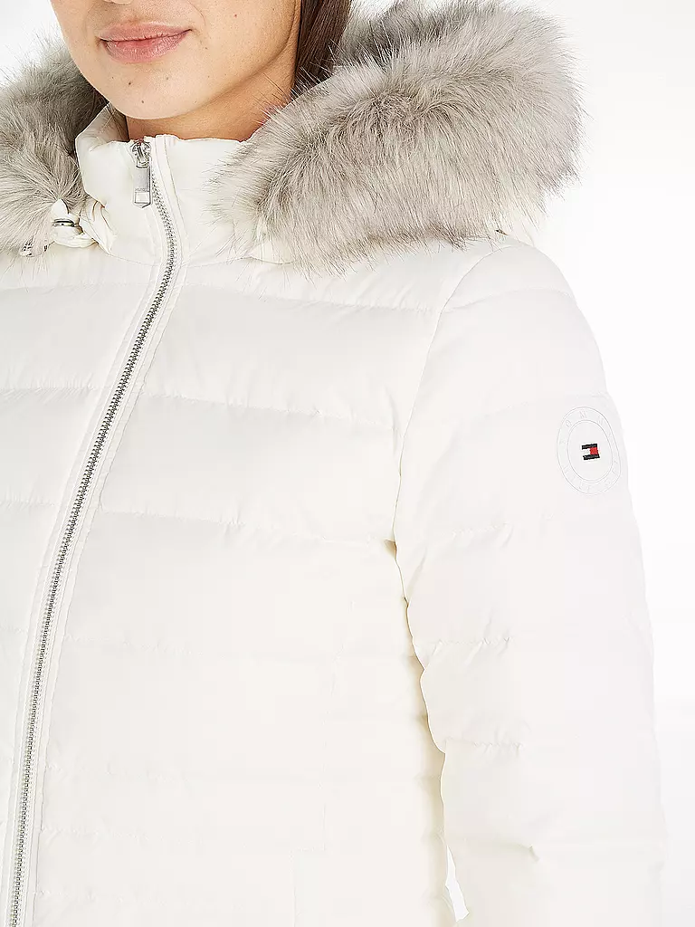 TOMMY HILFIGER Steppmantel weiss