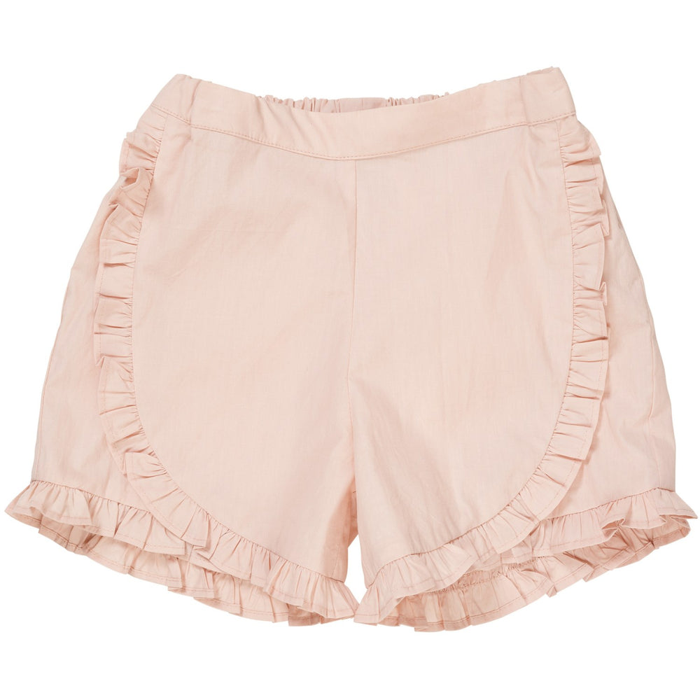 Køb COPENHAGEN COLORS Dusty Rose Poplin Flæse Shorts