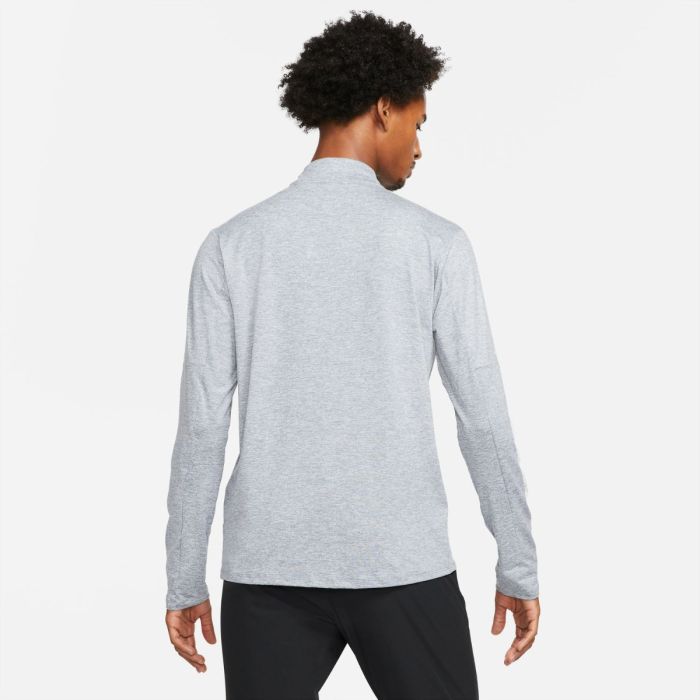 Nike Herre T-shirts Dri-FIT Half Zipp Long Sleeve Grå