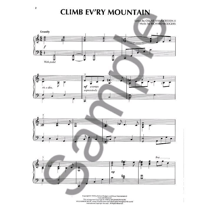 Hal Leonard - The Sound of Music - Piano Solo Selections