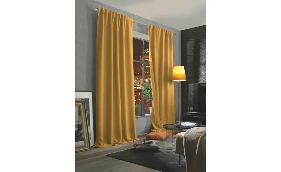 Fertigschal Goldfarben 160 cm