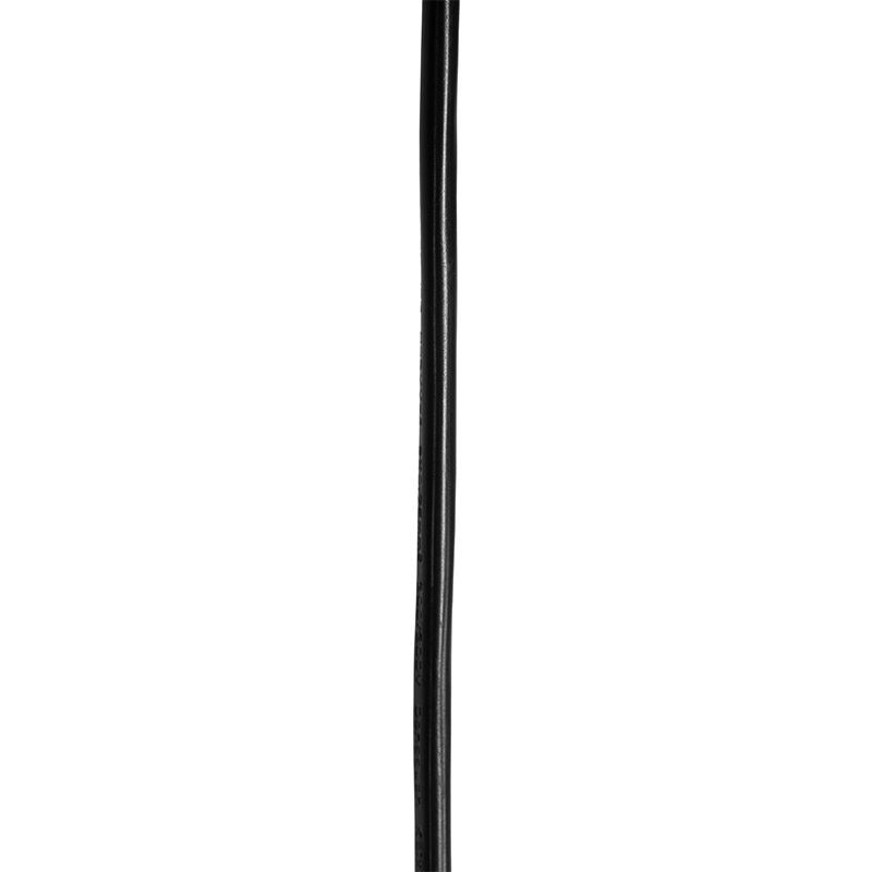 Smart hanglamp zwart met hout incl. 4 Wifi A60 - Stronk