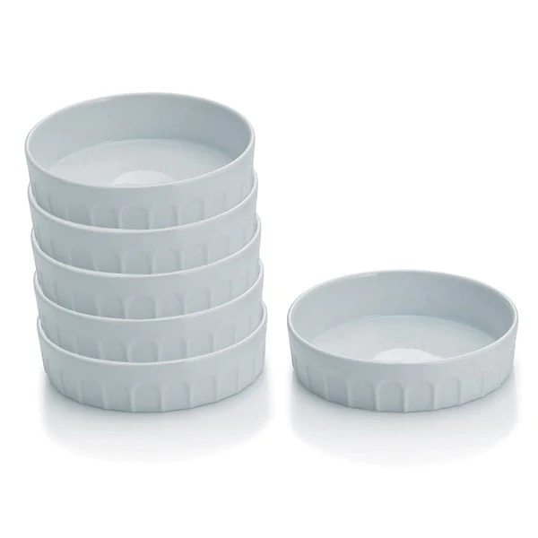 6 coupelles en porcelaine 12 cm