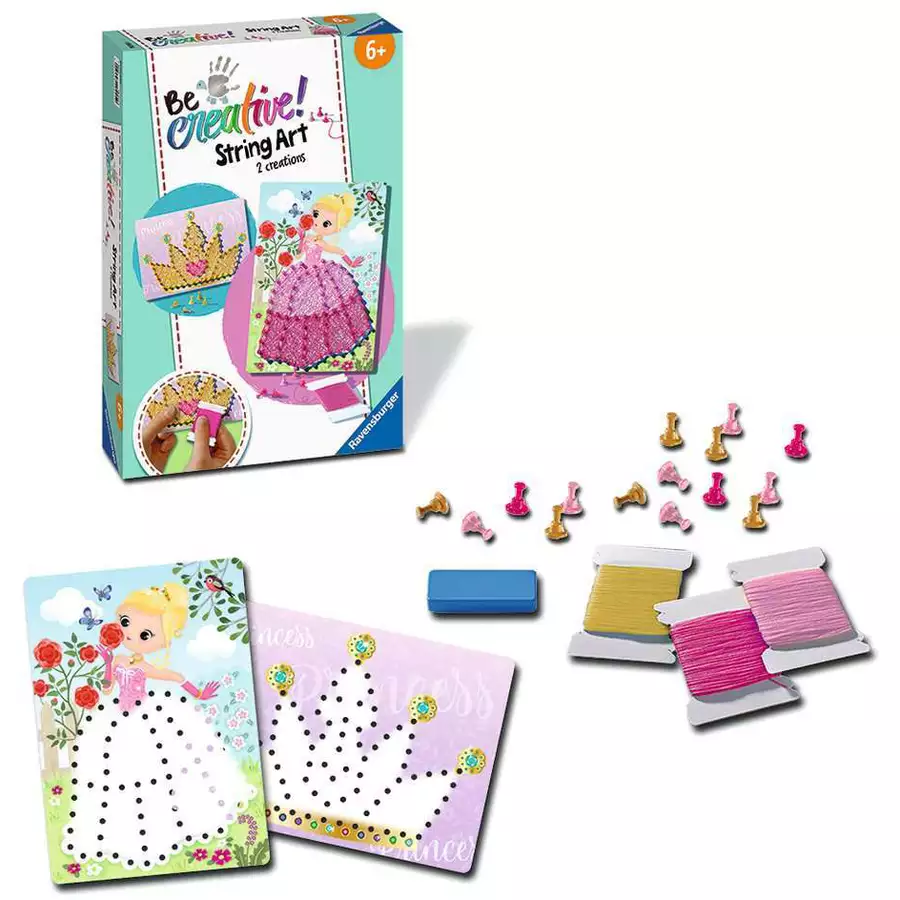 Ravensburger BeCreative String Art Princess bunt