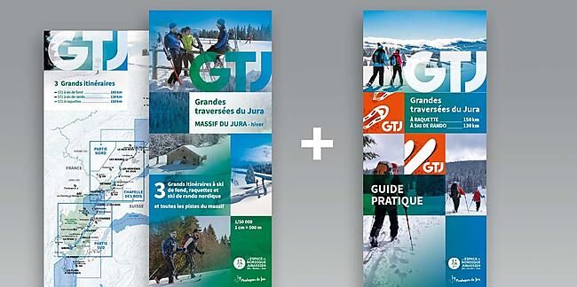 GTJ - COFRET GTJ RAQUETTE SKI DE RANDO CARTES DES PISTES