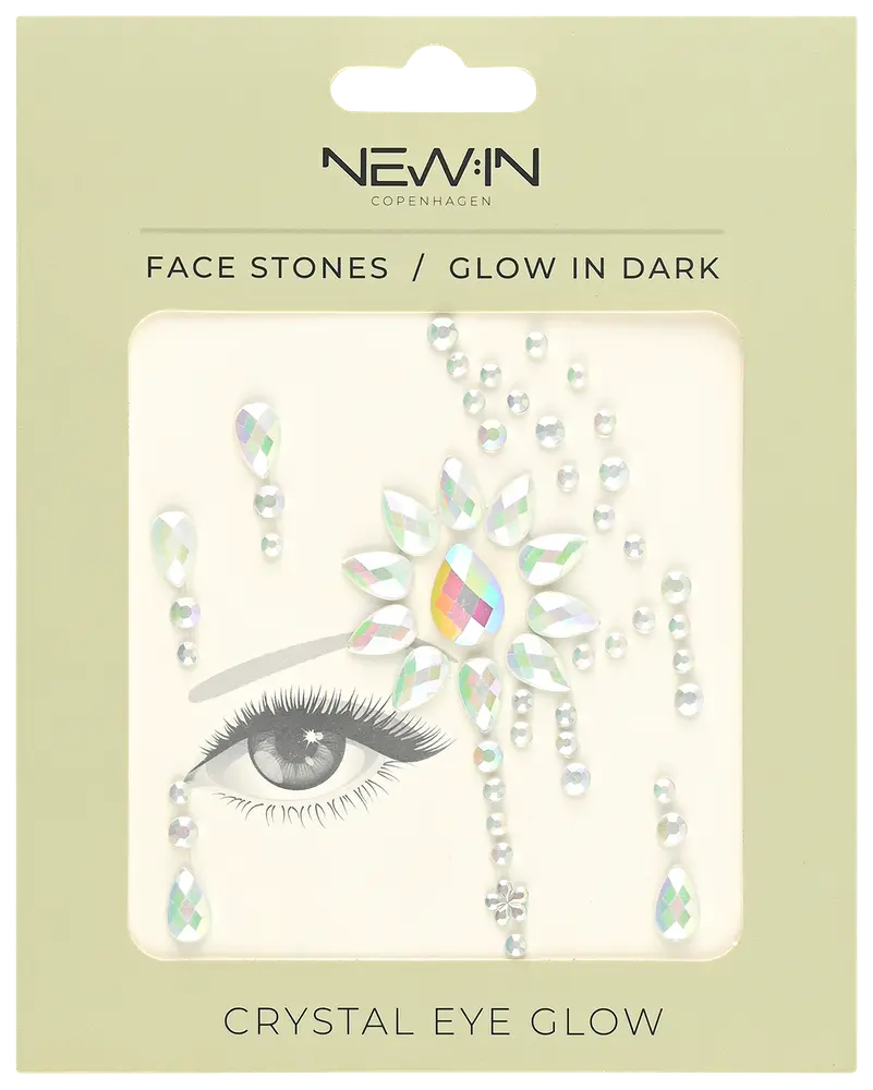 NEW:IN Facestone Glow in the dark assorteret