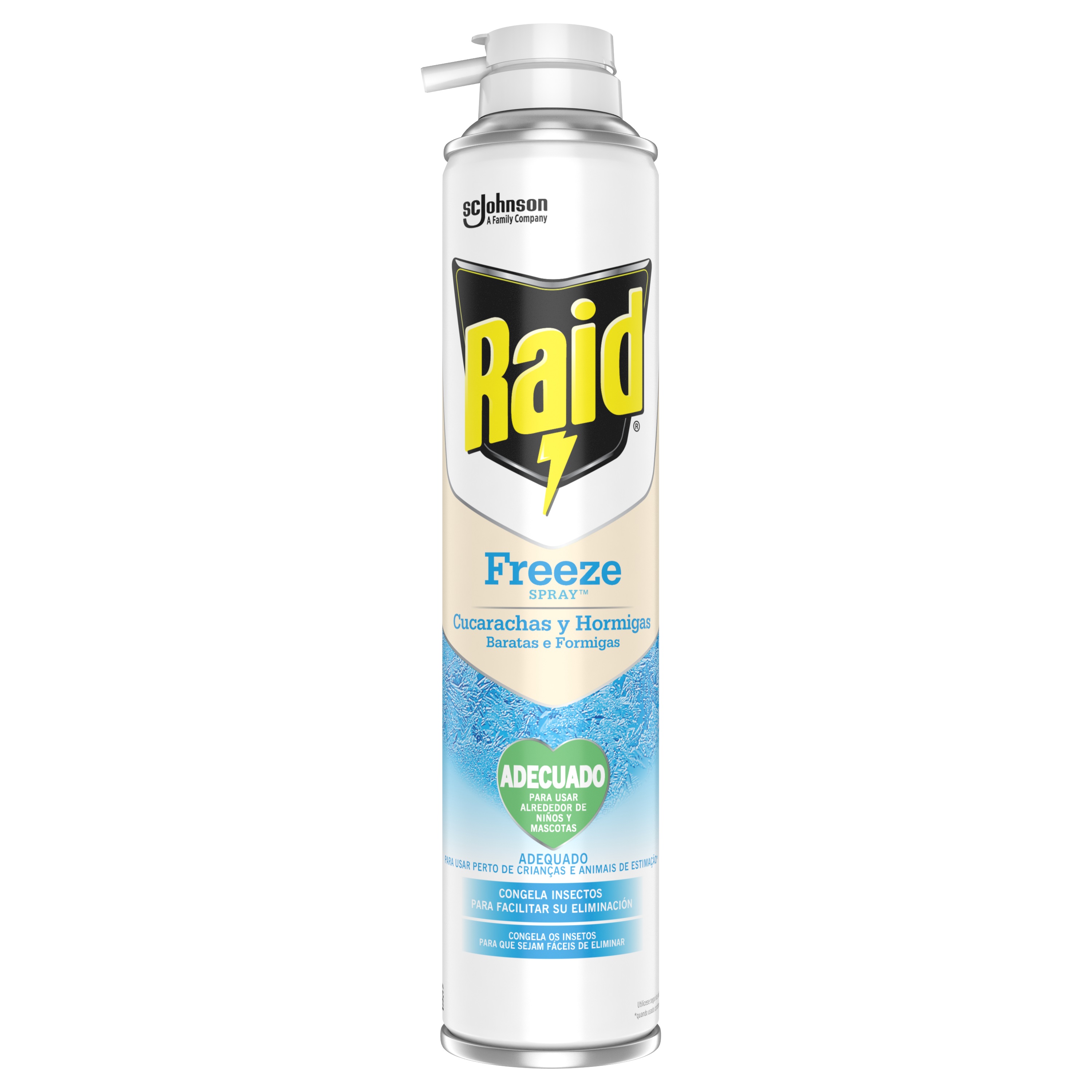 INSECTICIDAS RASTEJANTES RAID AEROSSOL FREEZE 350ML