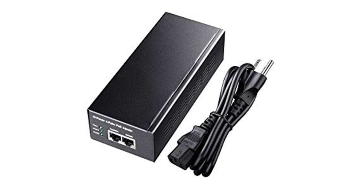 Cudy30W Gigabit PoE+/PoE Injector poe-injector  (Zwart, POE200)