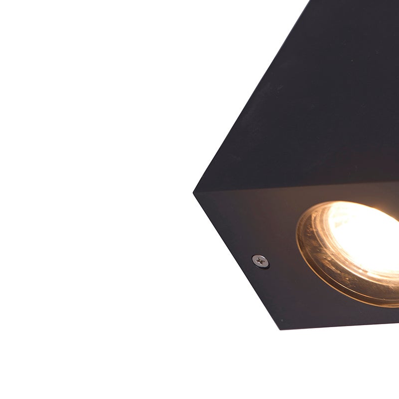 Moderne wandlamp, grijs, IP44 - Baleno II