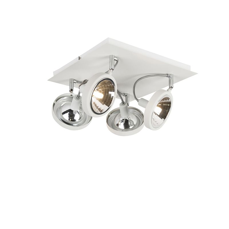 Design spot wit 4-lichts verstelbaar - Nox