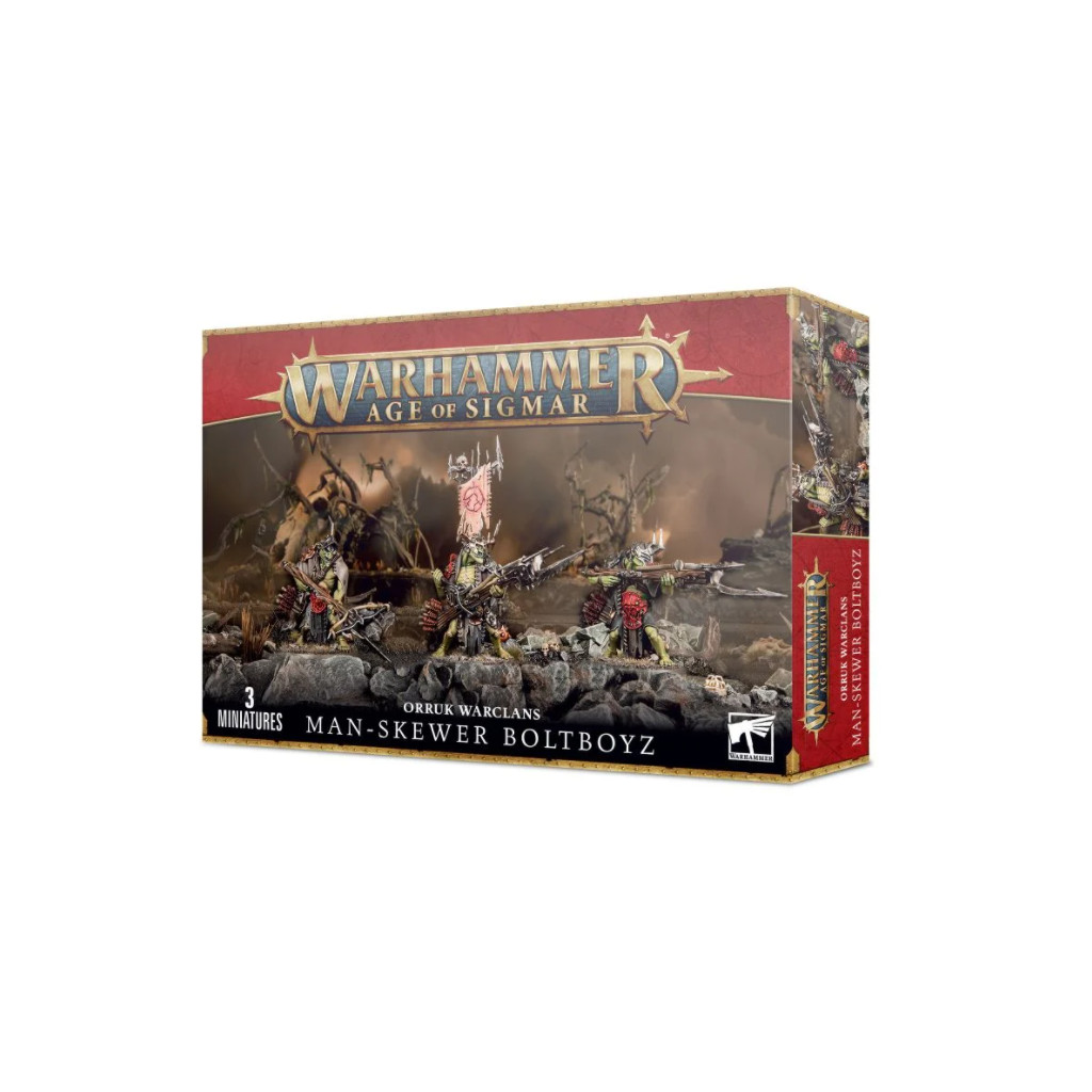 Age of Sigmar : Orruk Warclans - Man-Skewer Boltboyz