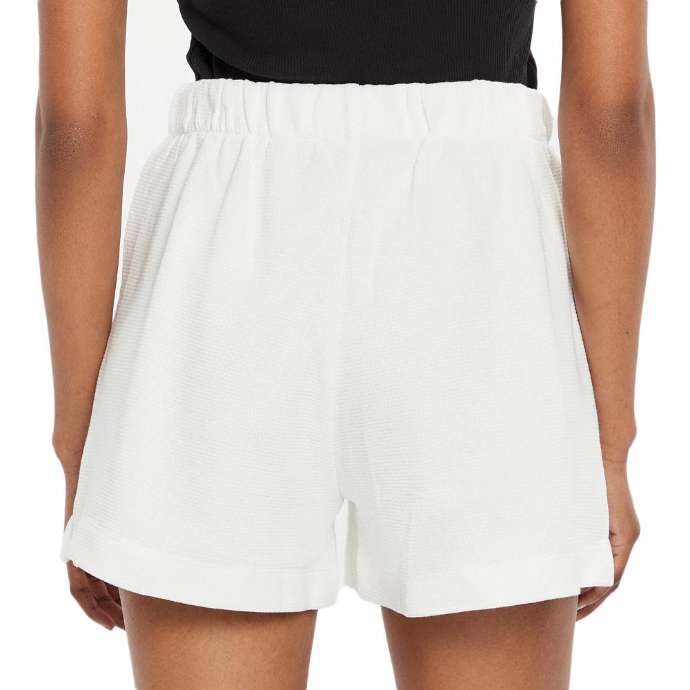 Calvin Klein Jeans Short Blanc Femme Calvin Klein Jeans Waffle
